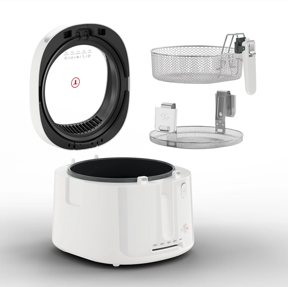 Tefal Filtra Vision FF2541E0 gruzdintuvė viena 2,1 L savarankiška 1900 W gruzdintuvė balta