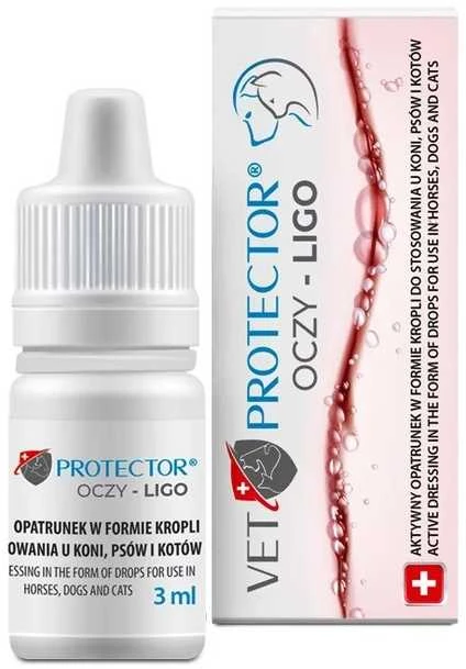 JM SANTE Vet Protector Ligo - akių lašai šunims ir katėms – 3 ml