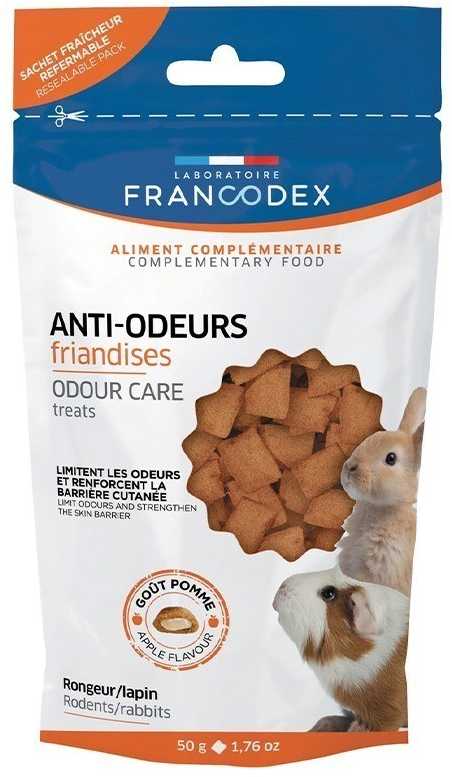 FRX FRANCODEX Skanėstas dla gryzonia przeciw zapachom sierści, moczu 50 g