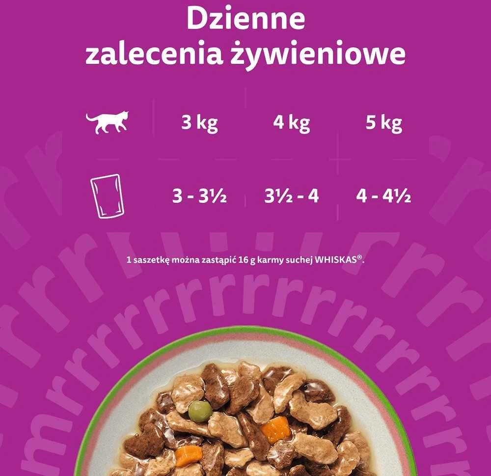 WHISKAS Adult Tasty Mix „Chef’s Choice“ 40×85 g pilnavertis šlapias maistas suaugusiems katėms padaže