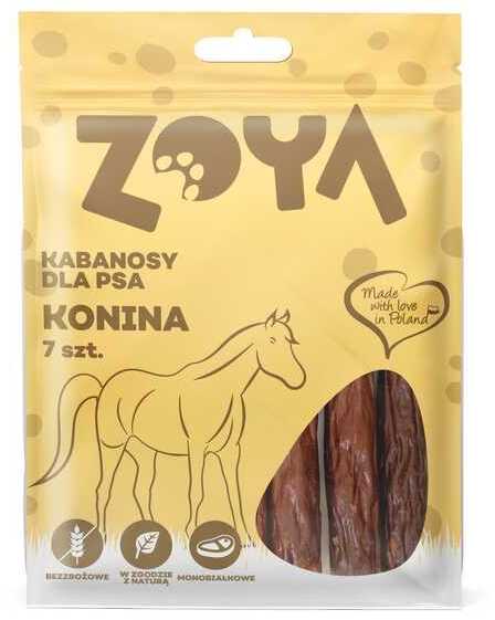 ZOYA Horse meat sausages – skanėstas šuniui – 7 vnt.