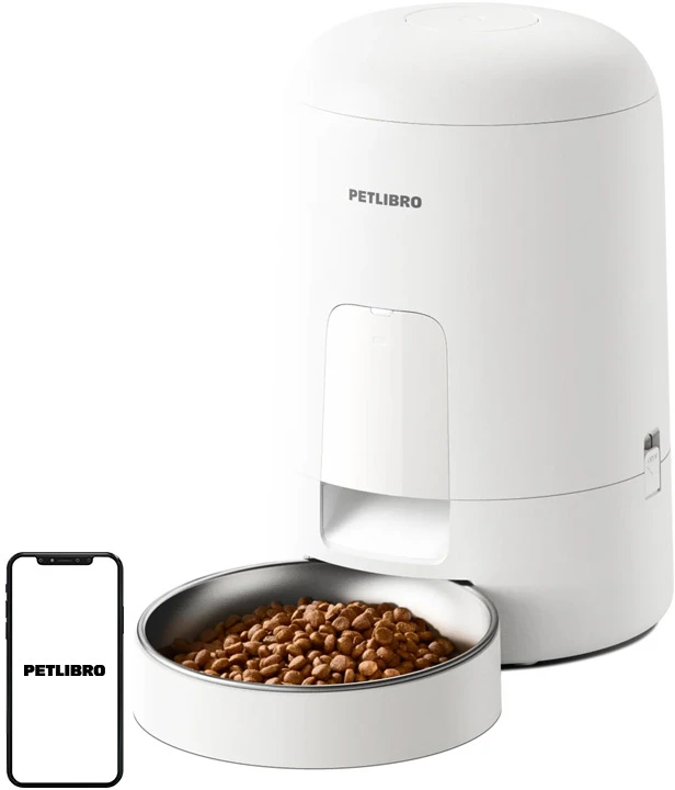 „Petlibro Air Smart“ naminių gyvūnėlių ėdalo dozatorius (Baltas)
