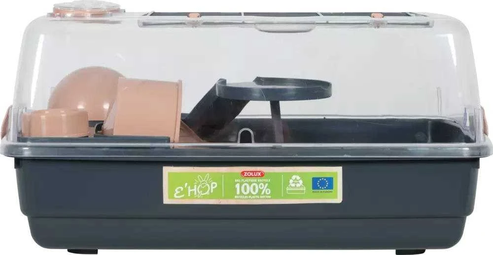 ZOLUX EHOP cage for hamster 55 cm - pilkas-pink