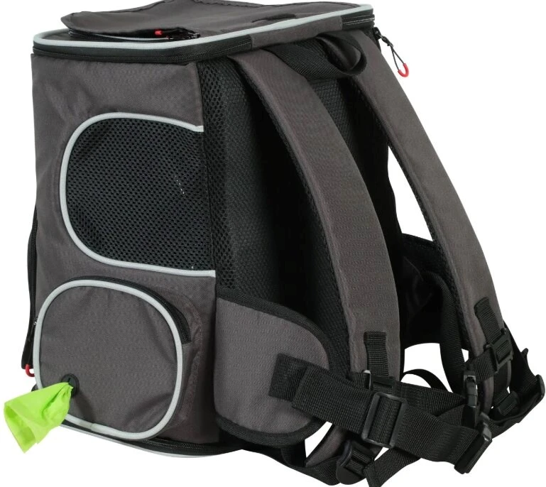 ZOLUX Nomad – augintinių nešiojimo kuprinė šunims ir katėms su kišene nešiojamam kompiuteriui – 33 × 29 × 40 cm