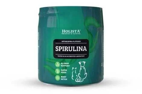 HOLISTA Spirulina – papildai šunims ir katėms – 100g