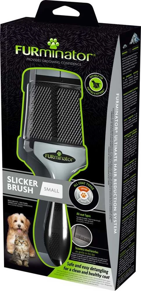 FURminator - slicker šepetys šunims ir katėms - S