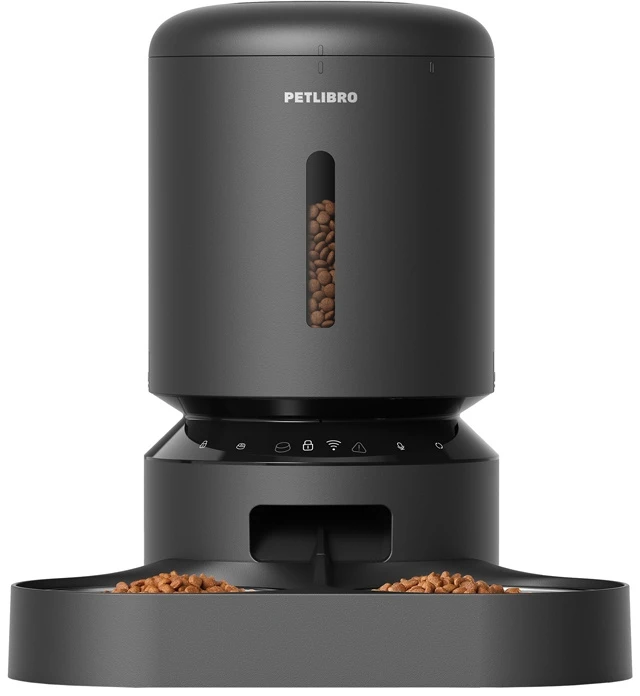 Petlibro Granary dvigubo dubenėlio šėrykla, Wifi, 5L (juoda)