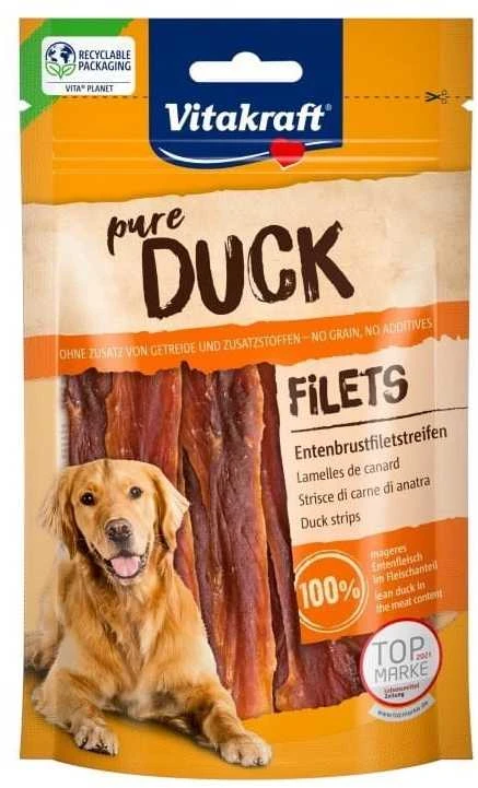 VITAKRAFT Duck Mini Coins - skanėstas šunims - 80g