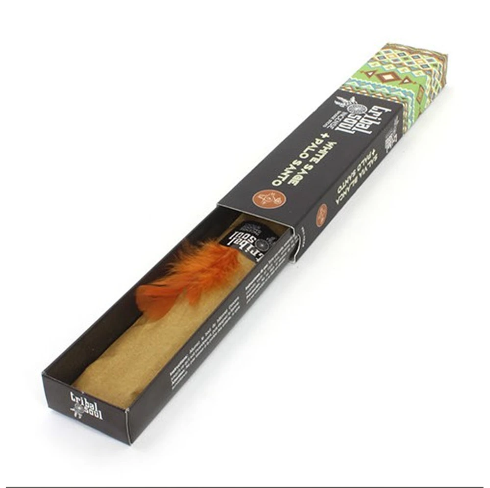 Smilkalų lazdelės - Hari Darshan Tribal Soul Baltas Sage And Palo Santo, 12 vnt.