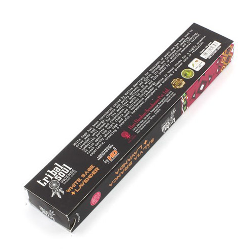 Hari Darshan Smilkalų lazdelės Baltas Sage Lavender, Tribal Soul, 15g