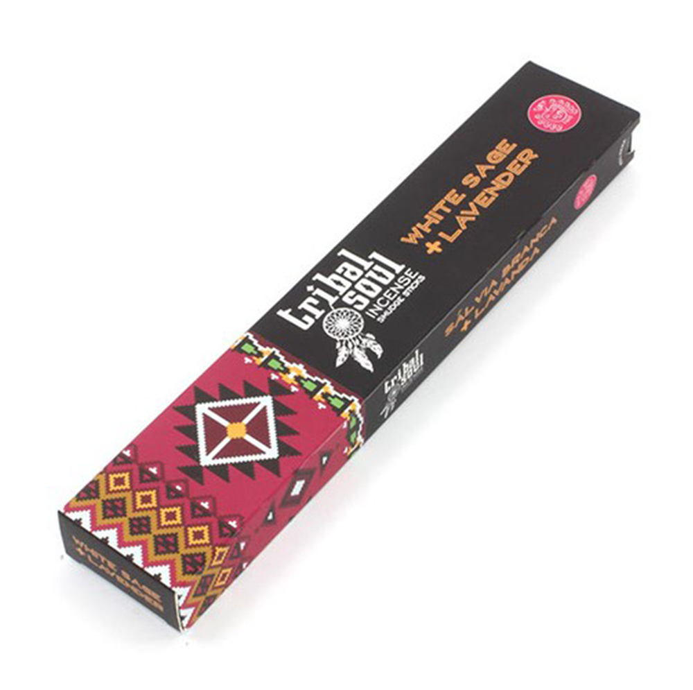 Hari Darshan Smilkalų lazdelės Baltas Sage Lavender, Tribal Soul, 15g