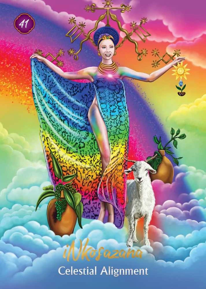 Hay House African Goddess Rising Pocket Oracle Kortos