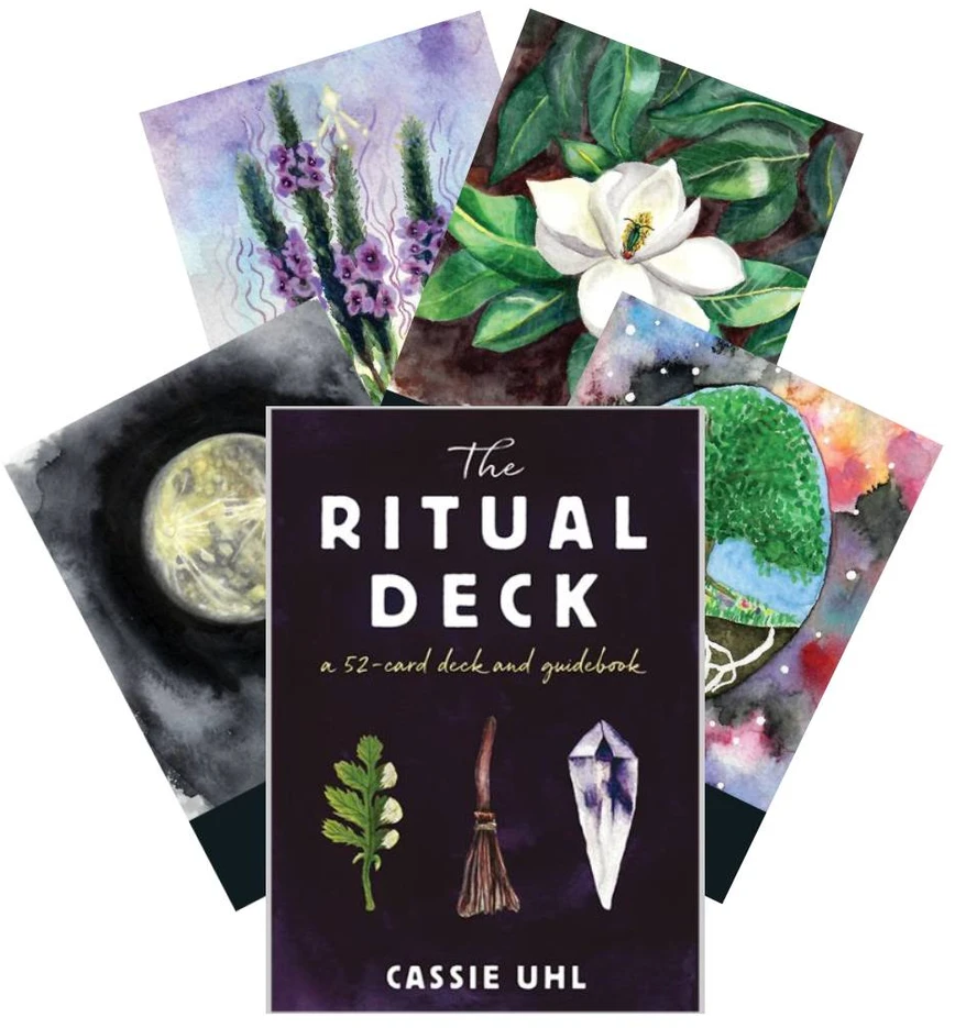 Hay House Ritual Deck ritualų kortos – intuicijai, mėnulio fazėms ir energijoms
