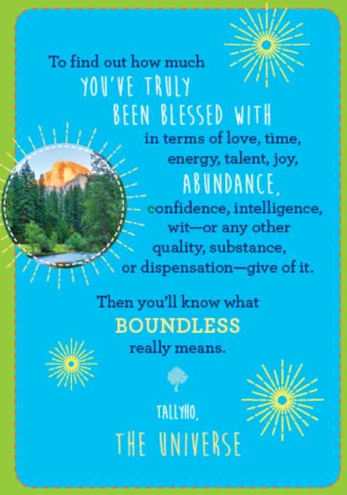 Hay House Notes From The Universe On Abundance Kortos