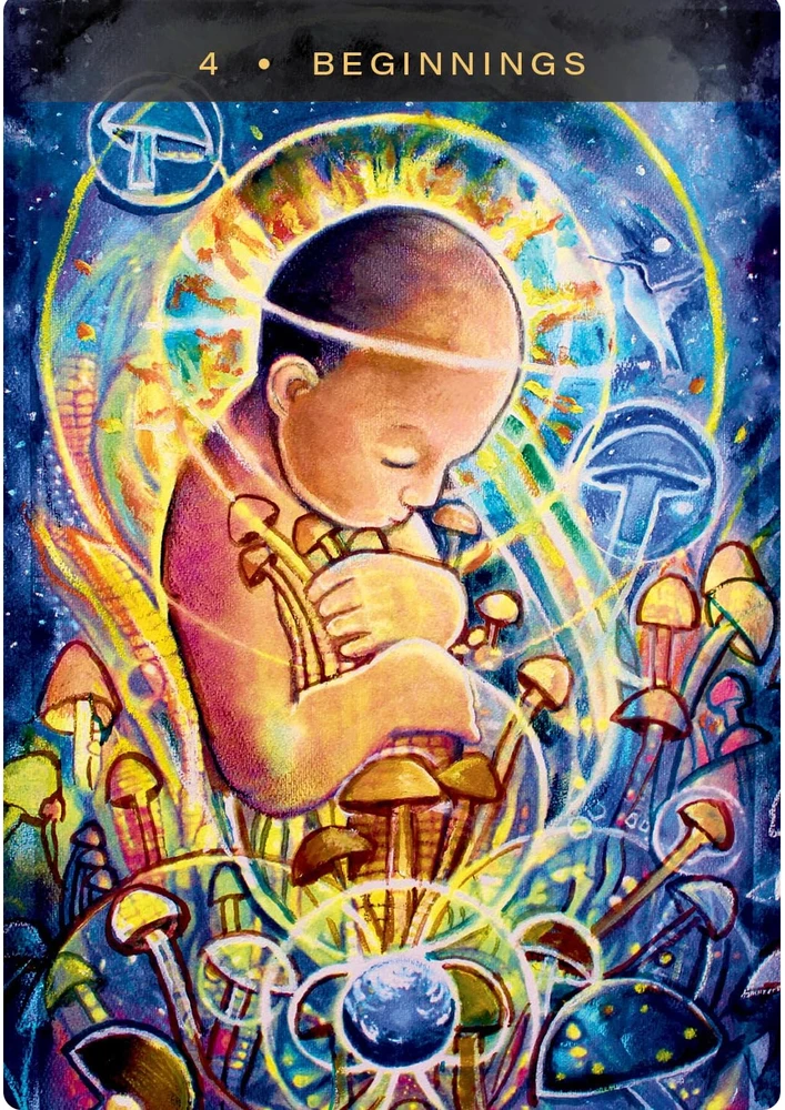 Hay House Sacred Mushroom Oracle šamaninės orakulo kortos anglų kalba
