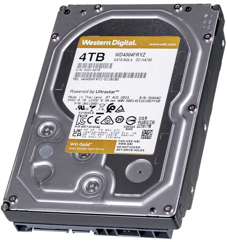 Sandisk WD Gold 4TB SATA 6Gb/s 3,5 colio kietasis diskas