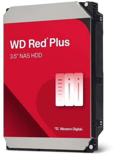 Sandisk WD Raudona Plus 2TB SATA 6Gb/s 3.5inch Rpm5400 128MB cache vidinis HDD diskas, didmeninis