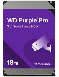 HDD - Western Digital Violetinė Pro 18TB 3.5" Vidinė Vaizdo Saugykla
