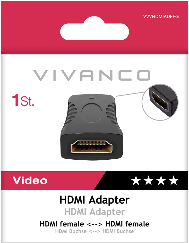 HDMI Adapteris - Vivanco HDMI Jungtis