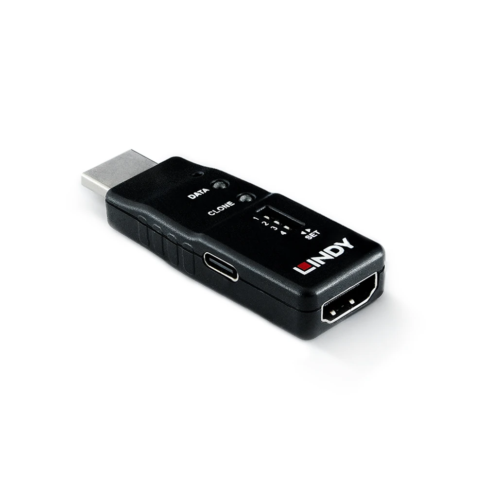 HDMI EDID Emuliatorius - Lindy HDMI 8K60 EDID Emuliatorius, 8 Išankstiniai Nustatymai, 48Gbps