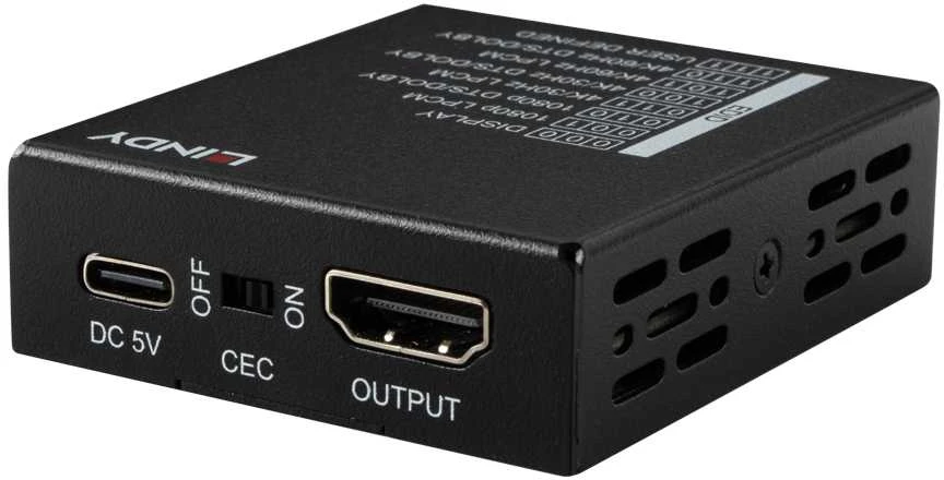 HDMI - EDID valdiklis - LINDY 4K60 EDID valdiklis 4K60Hz, keli EDID nustatymai