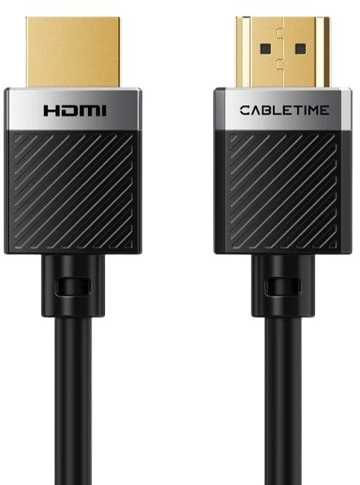Cabletime Kabelis HDMI - HDMI, 4K, 60Hz, 10m, 18Gbps, 2.0 ver.