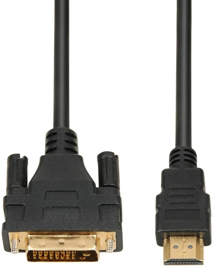 IBox ITVFHDDVI012 HDMI to DVI cable FullHD 1080p 2 m juodas