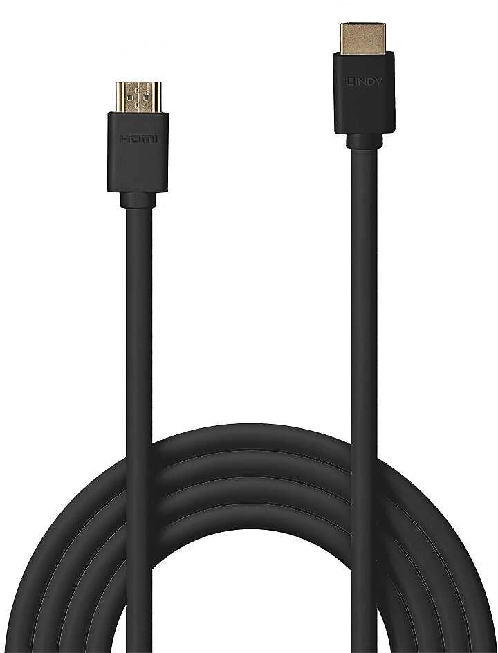5 metrų LINDY HDMI laidas su juodomis jungtimis
