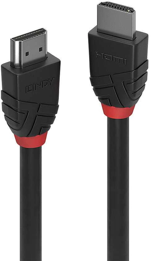 LINDY HDMI kabelio antgaliai su raudonu akcentu
