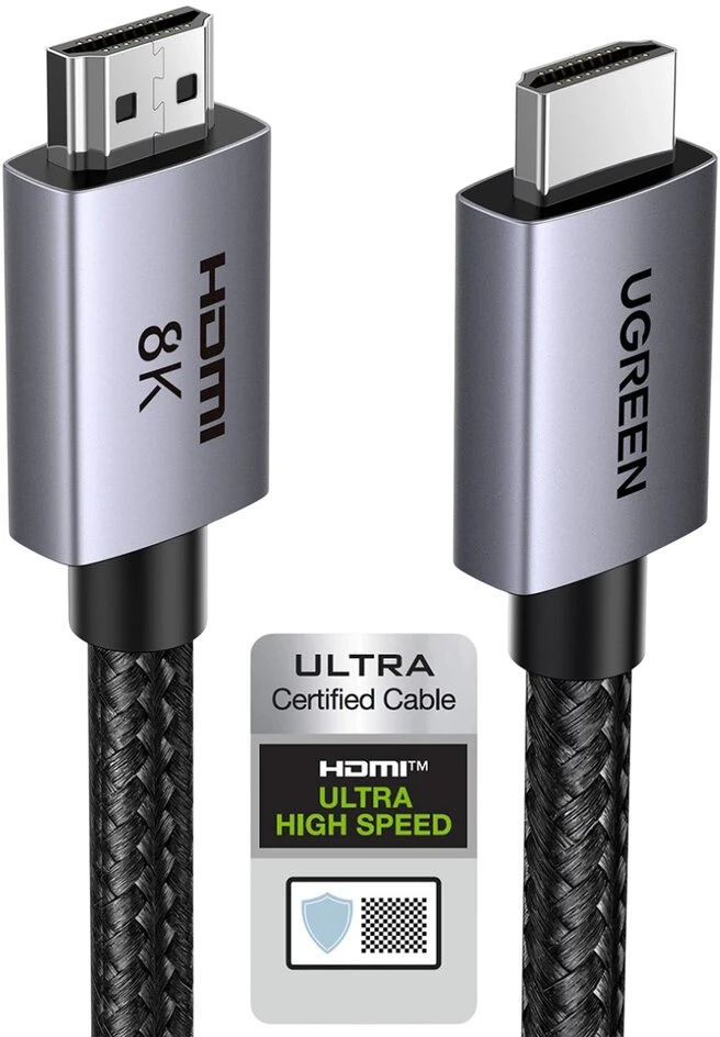 Kabelis Ugreen HD171 25910 su HDMI 2.1 8K sertifikuotas 2 m rutulinis