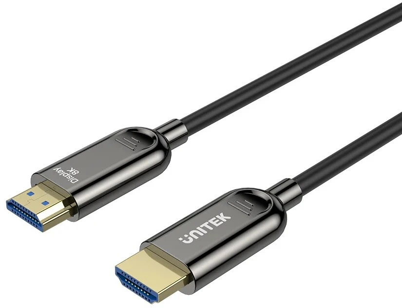HDMI Kabelis - UNITEK C11085GY01-10M HDMI 2.1 8K 60 Hz Juodas