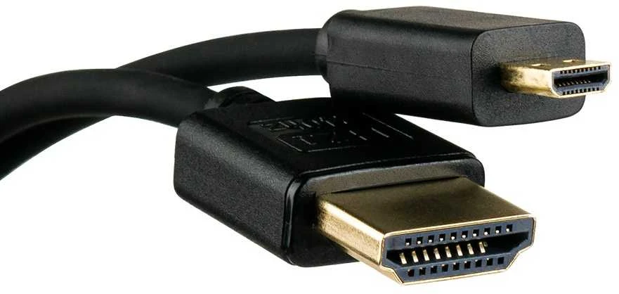 HDMI į micro HDMI laidas su auksinėmis jungtimis