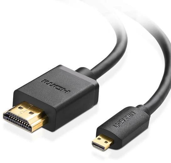 UGREEN HD127 Micro HDMI to HDMI Cable 3m juodas