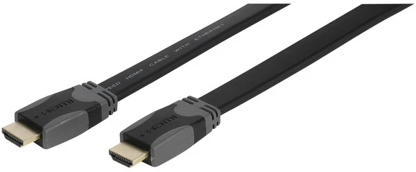 HDMI Laidas - Vivanco HDMI–HDMI 5 m Plokščias Laidas 47105