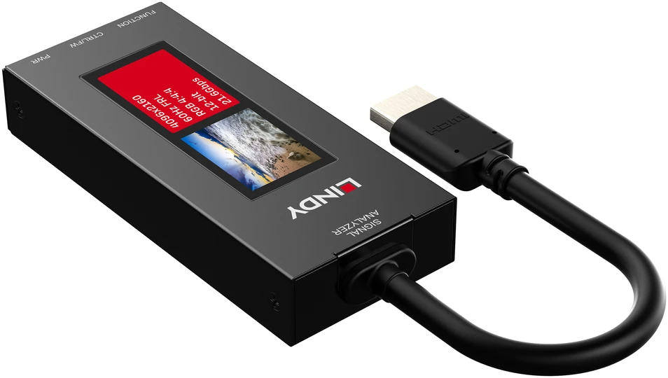 HDMI Signalo Analizatorius - Lindy 32695 8K60 40Gbps