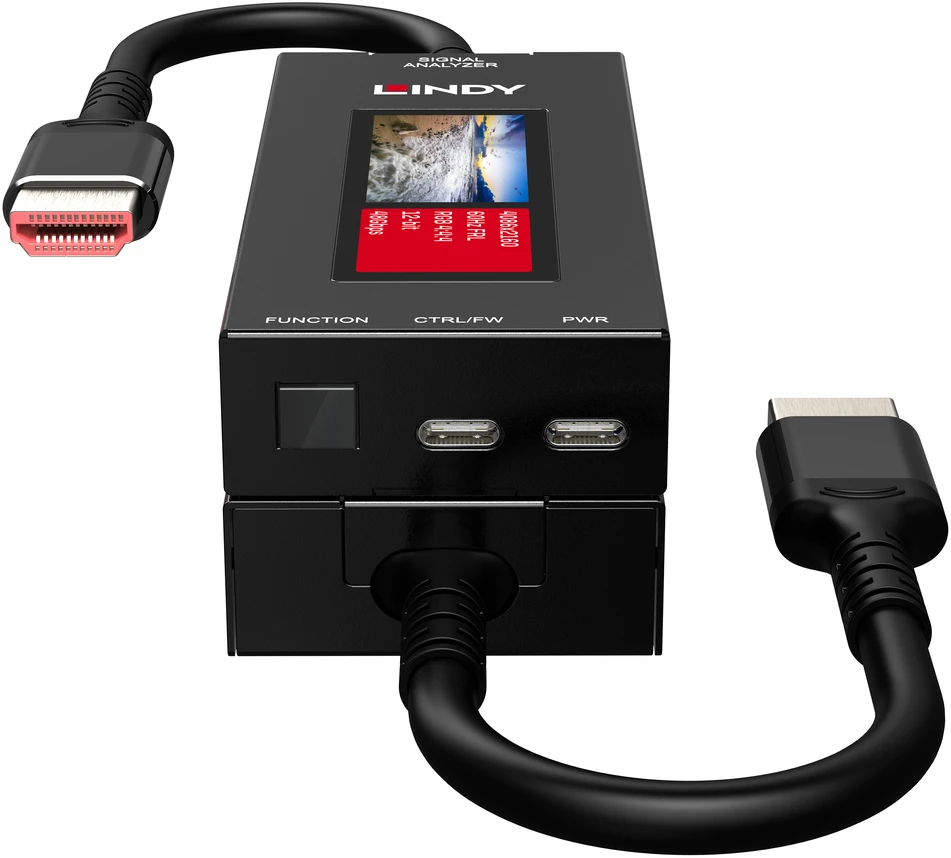 HDMI Signalo Analizatorius - Lindy 32695 8K60 40Gbps