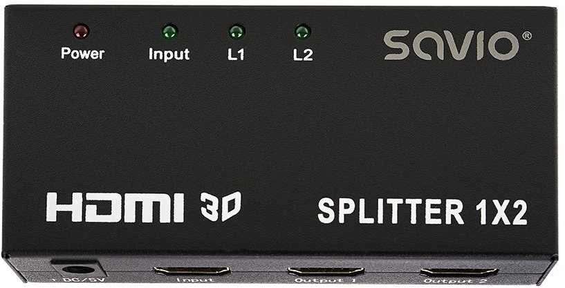 Savio CL-42 video splitter HDMI 2x HDMI