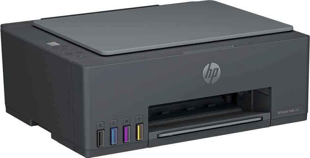 Daugiafunkcis Spausdintuvas - HP Smart Tank 581 Belaidis, Didelio Pajėgumo Rašalo Bakas