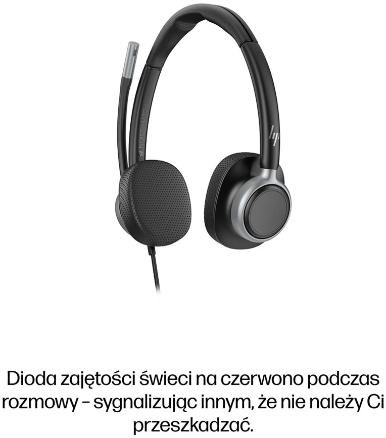 Hewlett Packard (HP) HP Poly Mission 625 stereo USB laidinės ausinės (WW)