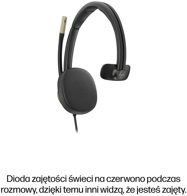 Hewlett Packard (HP) HP Poly Mission 815 Vienpusės USB Ausinės su laidu