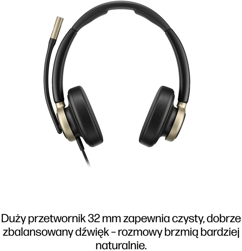 Hewlett Packard (HP) HP Poly Mission 825 Stereo USB Ausinės su laidu WW