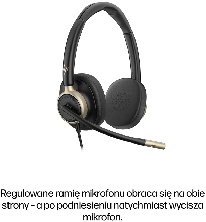 Hewlett Packard (HP) HP Poly Mission 825 Stereo USB Ausinės su laidu WW
