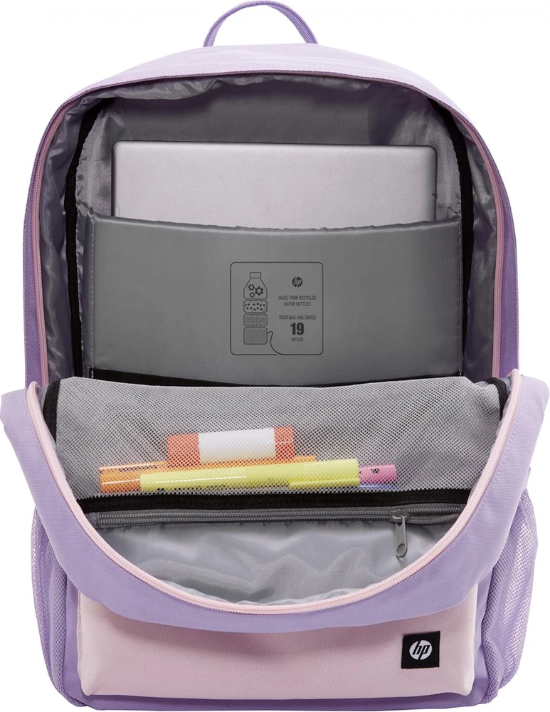 Hewlett Packard (HP) HP Campus 15.6 Backpack - 17 Liter Capacity - Lavender, Rožinė