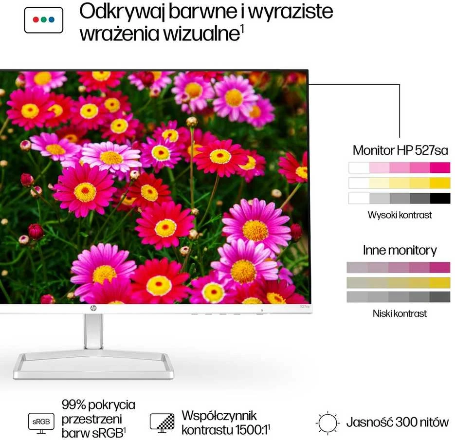 Hewlett Packard (HP) Monitorius - HP Series 5 27" FHD 1920x1080 5ms su Garsiakalbiais HDMI VGA