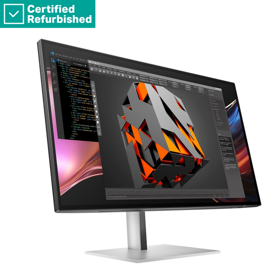 Hewlett Packard (HP) Monitorius - HP 727pu Series 7 Pro QHD TB4 27", RENEW, Sidabrinis