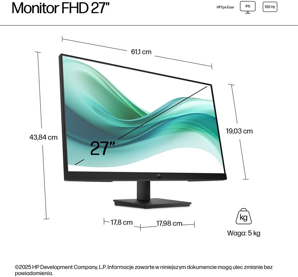 HP Series 3 Pro 327pf - 100Hz | Full HD | IPS | 27"