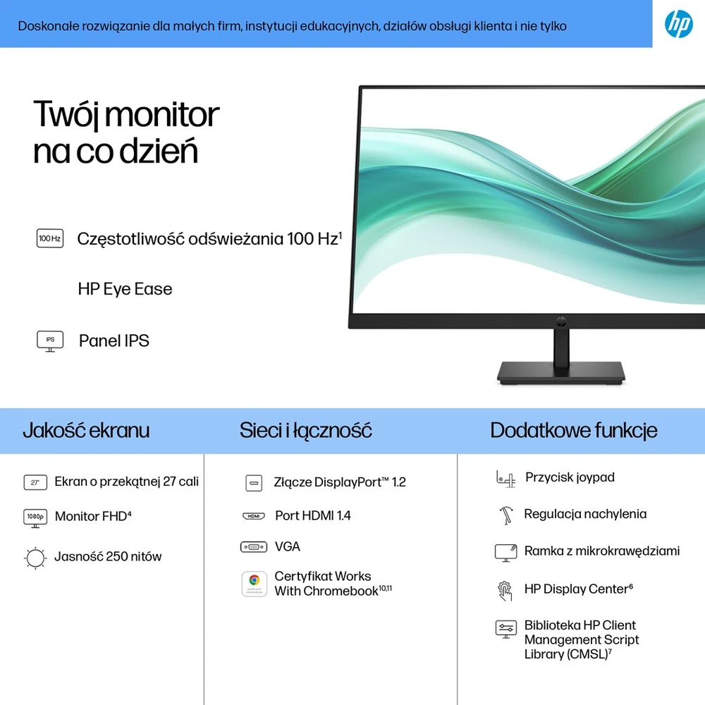 HP Series 3 Pro 327pf - 100Hz | Full HD | IPS | 27"