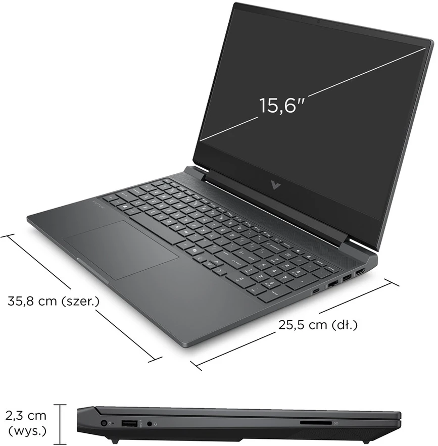 Nešiojamas kompiuteris Hewlett Packard (HP) HP Victus Gaming 15-fa2246nw Intel® Core™ i5-13420H nešiojamasis kompiuteris 15,6" Full HD 16 GB DDR4-SDRAM 512 GB SSD NVIDIA GeForce RTX 3050 Wi-Fi 6E (802.11ax) Windows 11 Home Juodas