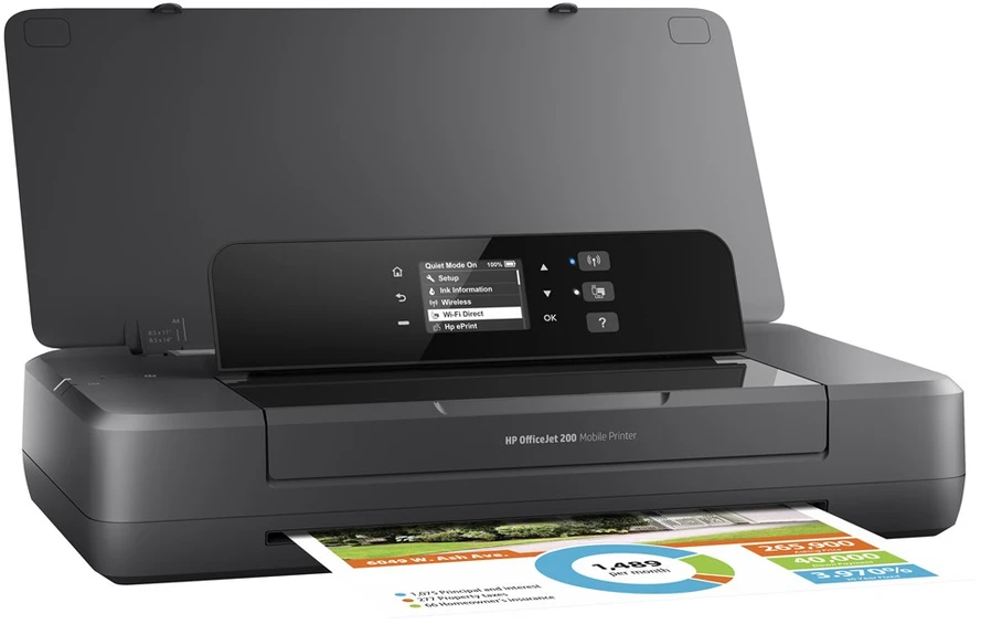 Hewlett Packard (HP) Spausdintuvas - HP Officejet 200, 4800 x 1200 DPI, 10 PPM, Juoda