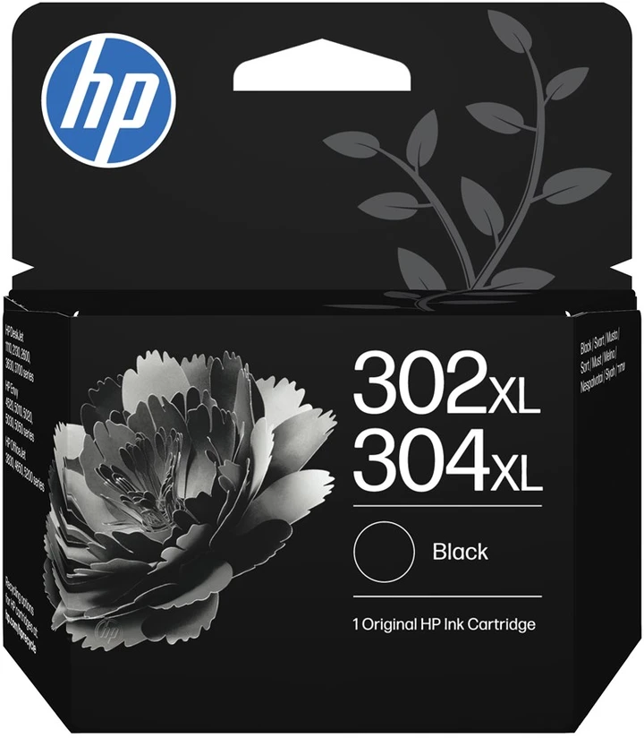 Hewlett Packard (HP) HP 302XL/304XL Juodas originalus rašalo kasetė